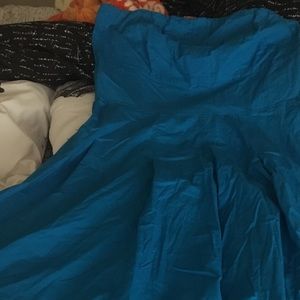 Strapless blue dress 👗👖👚4 for $15 when bundled